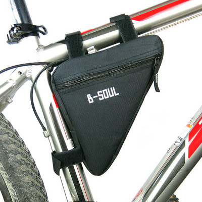 B-Soul MTB Frame Bag Предна тръба Рамка Кормило Водоустойчиви велосипедни чанти Триъгълна торбичка Държач Планински велосипед Чантичка за инструменти На открито