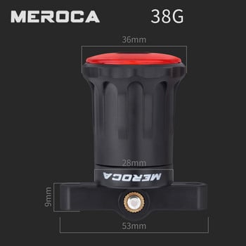 MEROCA WR-05 Велосипед Smart Brake Индукционна задна задна светлина USB зареждане PC Shell Предупреждение за безопасност Задна светлина Аксесоари за велосипеди