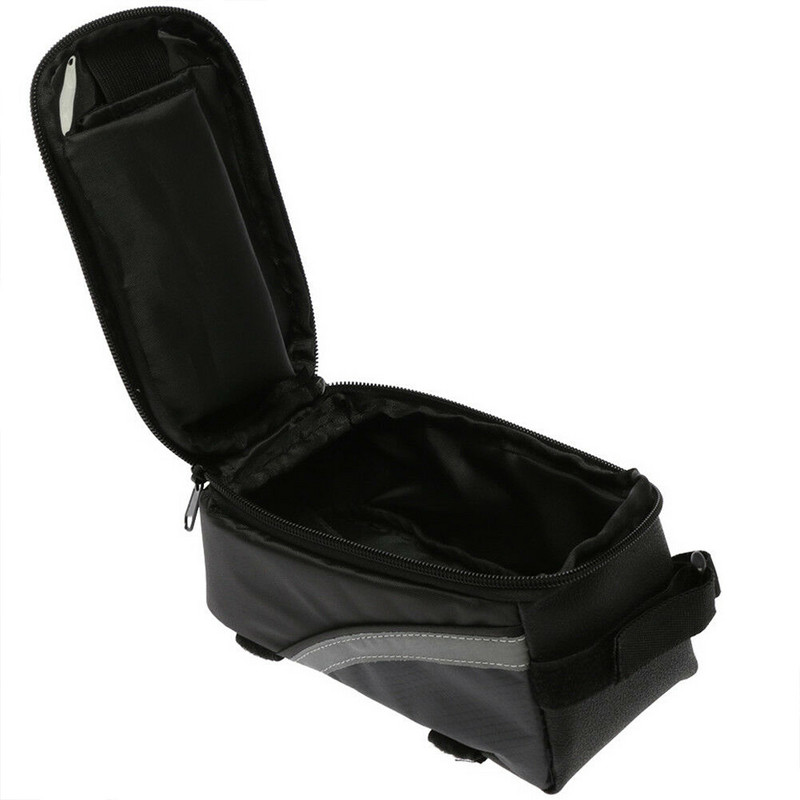 Vandeniui atsparus krepšys Dviračio rėmas Priekiniai viršutiniai vamzdiniai krepšiai Dviračių jutiklinio telefono ekrano dėklas mobiliajam telefonui MTB kalnų kelio dviračio krepšys