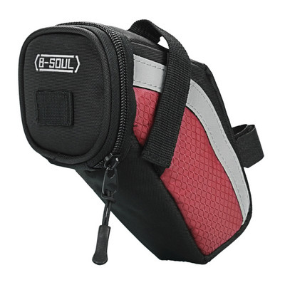 Atsparus lietui dviračio krepšys, atsparus smūgiams dviračio balnelio krepšys Stiprus slaptas dviračių sėdynės uodega galinis maišelis Krepšys dviračių priedai B-SOUL