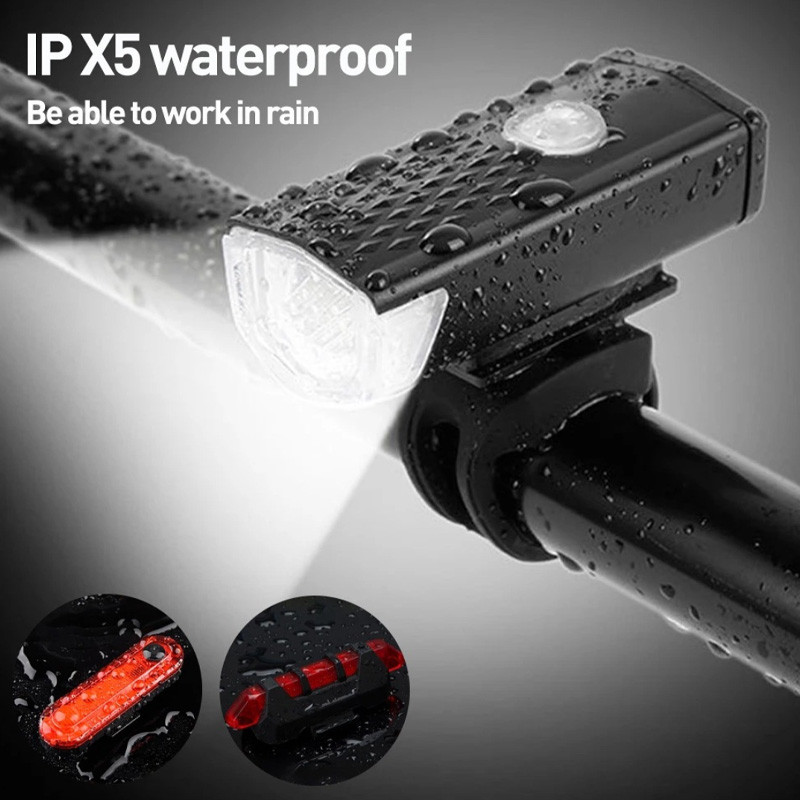 USB-laetav jalgrattavalgusti veekindel jalgratta tuli eesmine taga tagumine tagatuli jalgrattasõidu ohutustuled jalgratta tarvikud