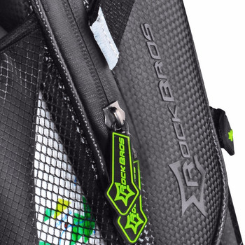 ROCKBROS Дъждоустойчива найлонова чанта за седло за велосипед MTB Bike Rear Front Bag Outdoor Cycling Mountain Bike Back Seat Tail Pouch Package