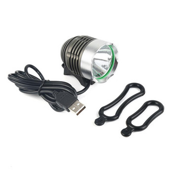 LED предни светлини за велосипед Зареждаща се през USB акумулаторна лампа със силиконови каишки Светлини за велосипеди Аксесоари за велосипеди