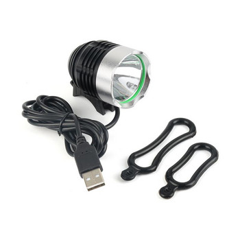 LED предни светлини за велосипед Зареждаща се през USB акумулаторна лампа със силиконови каишки Светлини за велосипеди Аксесоари за велосипеди