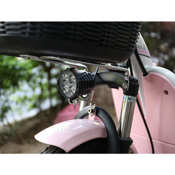 Ebike E-Bike 36V 48V 60V 72V Светлини за електрически велосипеди с клаксон Водоустойчив висококачествен клаксон за фарове Комплект предни фарове