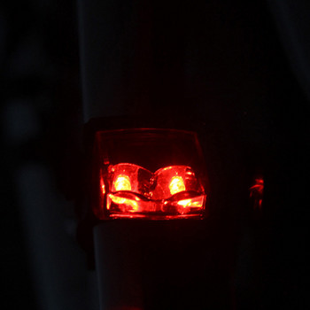 Ποδήλατο Ποδήλατο Μαγνητική επαγωγή πίσω φως ποδηλασίας Αδιάβροχη προειδοποιητική λυχνία Ανταλλακτικά Αξεσουάρ ποδηλάτου
