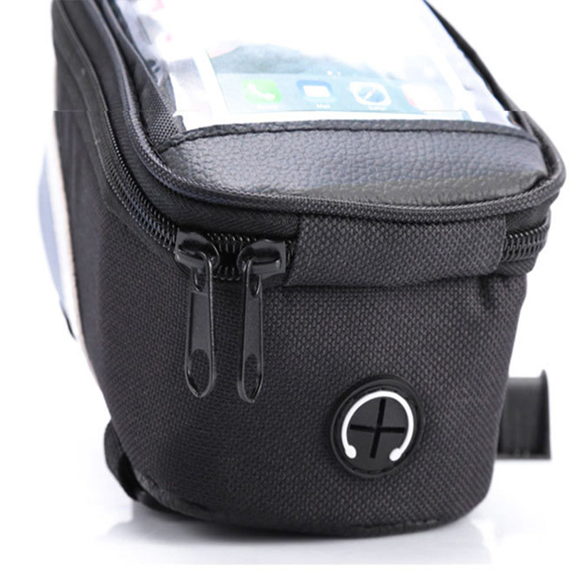 Αδιάβροχη τσάντα Πλαίσιο ποδηλάτου μπροστινή επάνω τσάντες σωλήνα ποδηλασία Θήκη οθόνης αφής για κινητό τηλέφωνο MTB Moutain Road Bike Bag