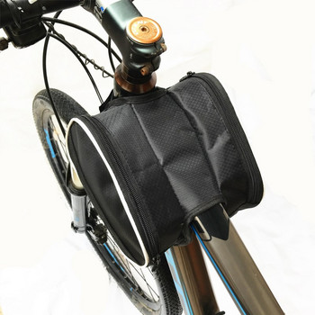 Μπροστινή δοκός ποδηλάτου Τσάντα δοκού Mountain Bike Beam Bag Upper Tube Bag Bicycle Mountain Bike Bag Τσάντα ποδηλάτου Αδιάβροχη τσάντα ιππασίας ποδηλάτου