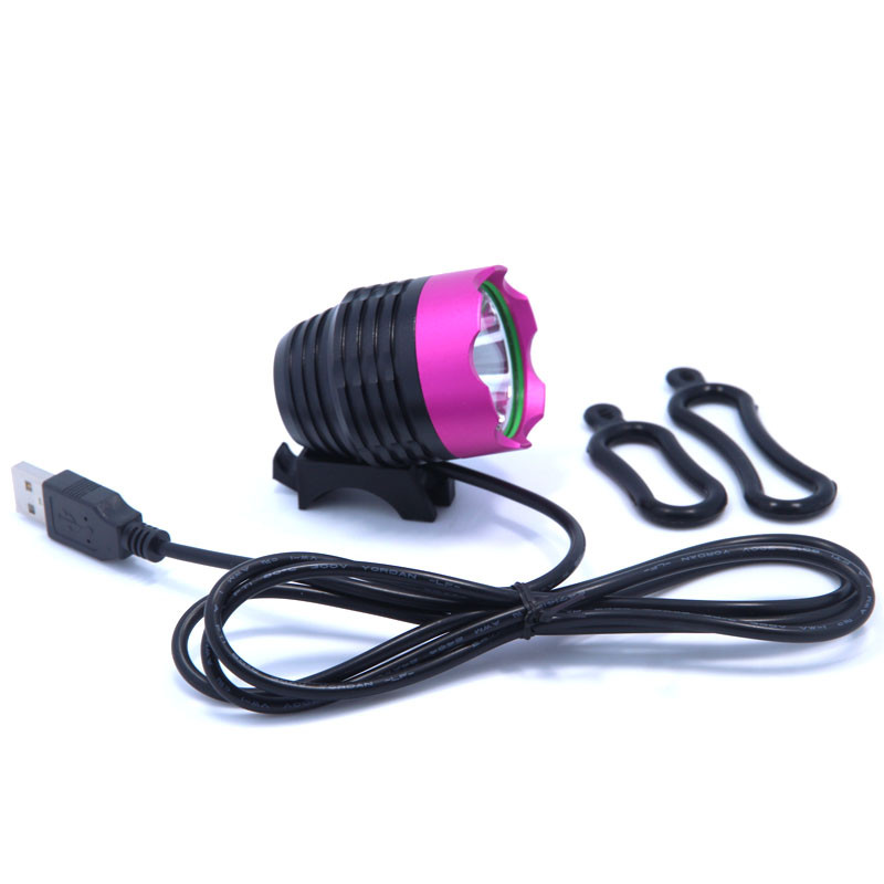 USB port T6 LED kerékpáros fényszóró vízálló kerékpár lámpa lámpa kerékpár kerékpár első lámpa 4 választható szín