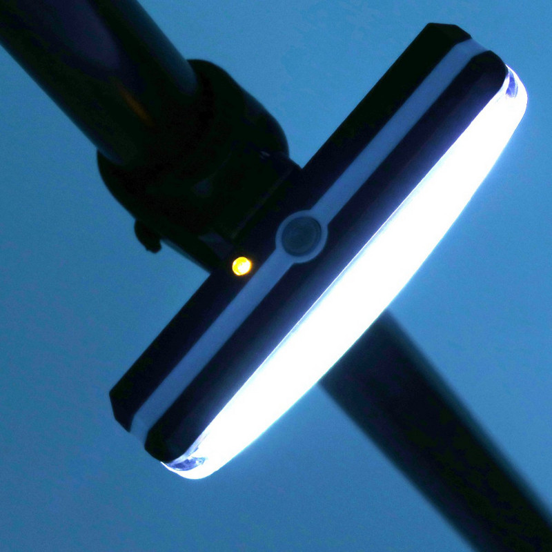 USB-taaslaetav LED jalgratta jalgratas jalgrattasõit eesmine tagumine tagatuli 6 režiimi lamp valge ja punane tuli