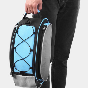 Sahoo 13L Велосипедна чанта за багаж MTB Багажник Задна седалка Рафт Багажник Чанта за съхранение на колоездене Чантичка за съхранение на рамо Ръчно носене 14541
