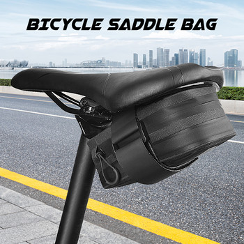 Чанта за седло за велосипед Чанта за седалка за велосипед Светлоотразителна чанта за колоездене на задната седалка Чанта за задната част на опашката с голям капацитет МТБ чанта за шосеен велосипед