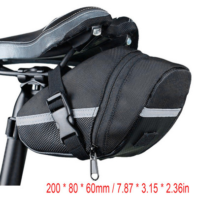 Kerékpáros nyeregtáska Kerékpáros üléstáska Fényvisszaverő kerékpáros hátsó üléses postatáska Nagy kapacitású farok hátsó táska MTB országúti kerékpártáska