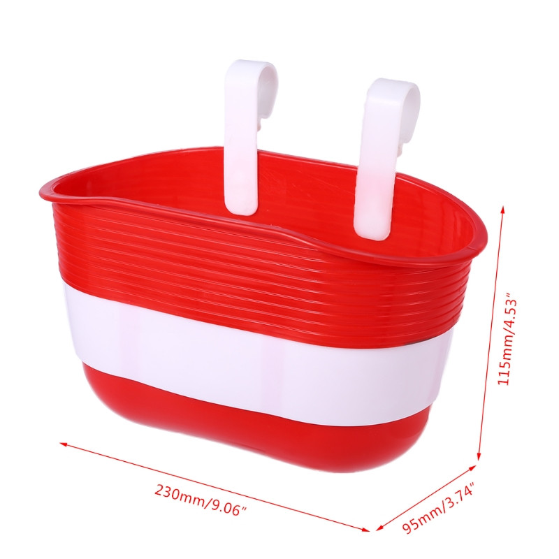 Coș pentru biciclete Genți pentru biciclete Copii Biciclete din plastic Suspendat pentru ghidon față Geantă de șa