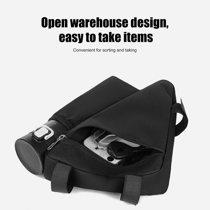 Geantă pentru bicicletă, impermeabilă, geantă triunghiulară pentru bicicletă, pentru depozitare, pentru telefonul mobil, geantă pentru ciclism