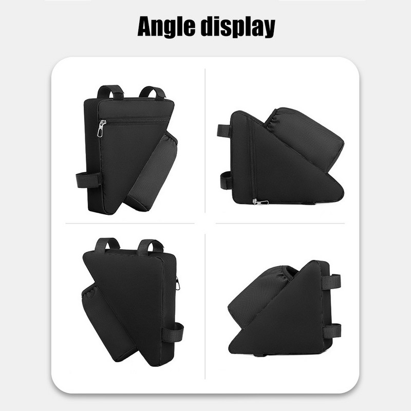 Geantă pentru bicicletă, impermeabilă, geantă triunghiulară pentru bicicletă, pentru depozitare, pentru telefonul mobil, geantă pentru ciclism