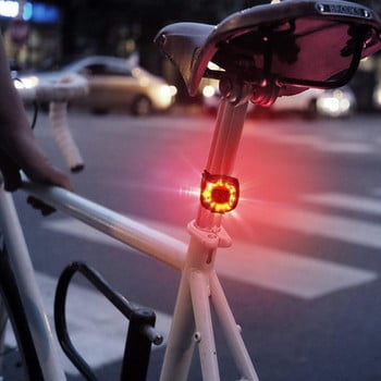 XANES 5-Modes 180° Widen Lighting Мини LED задна светлина за велосипед USB акумулаторна задна лампа за велосипед Безопасно предупреждение Нощен Lante