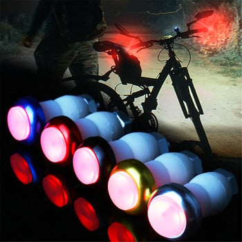 2 τμχ Φώτα τιμονιού ποδηλάτου Νυχτερινή ασφάλεια Ποδηλασία Ποδηλάτου Σινιάλο χειρολαβής Μπάρα τέλους βύσμα LED Κόκκινο φως Φως Μαγνητικό φως λαβής