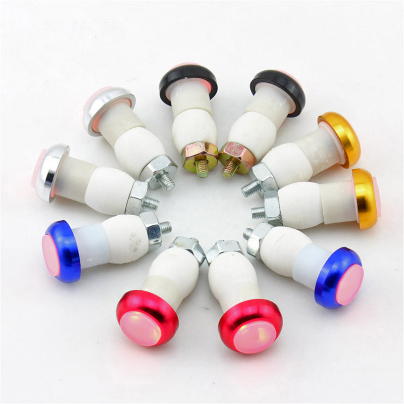 2tk Jalgratta juhtraua tuled Ööohutus Jalgratta suunatuli käepideme otsapistik LED punane valguslamp magnetiline käepideme tuli