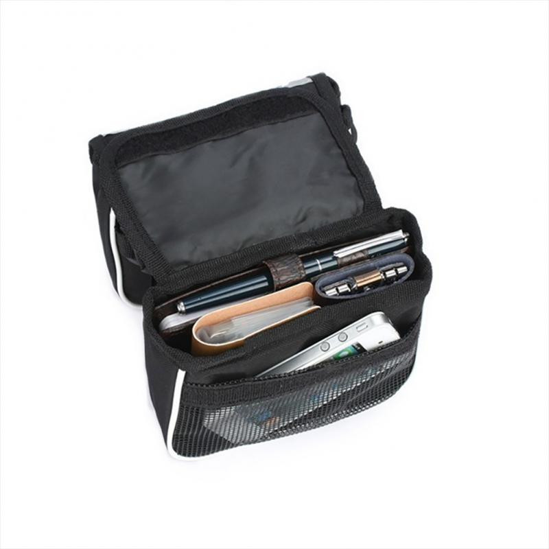 Új hordozható kerékpártáska első gerenda mini univerzális hegyi kerékpár mobiltelefon táska gyermek felső csöves szerszámtáska kerékpár tartozékok