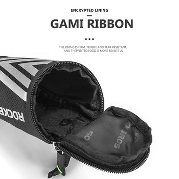 Φορητή τσάντα ποδηλάτου 0,5L Ανακλαστική τσάντα σέλας Nylon Tail Bag Road Mountain Bike Αξεσουάρ Θήκη αποθήκευσης ποδηλασίας