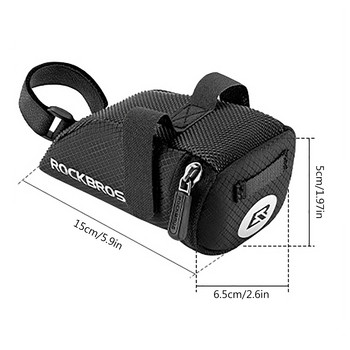 0,5 л преносима чанта за велосипед със светлоотразителна възглавница чанта за седло найлонова чанта за опашка шосеен планински велосипед аксесоари чанта за съхранение на велосипед
