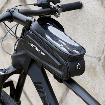 Αδιάβροχη τσάντα ποδηλάτου Πλαίσιο μπροστινής κορυφής σωλήνας ποδηλατικής τσάντας ανακλαστική 6,5 ιντσών θήκη τηλεφώνου Τσάντα αφής MTB Αξεσουάρ ποδηλάτου