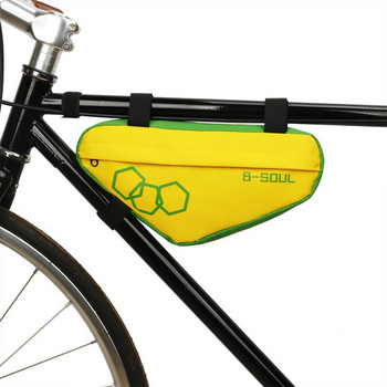 Дъждоустойчива велосипедна чанта със сензорен екран Рамка Предна горна тръба Велосипедна чанта Светлоотразителна чанта за калъф за телефон 6,5 инча Аксесоари за MTB велосипед