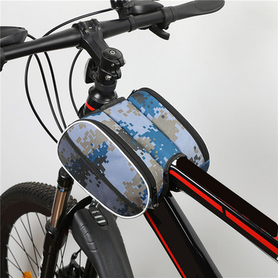 Veekindel kott Jalgrattaraam eesmine ülemine torukotid Jalgratta puutetundlik telefoniümbris mobiiltelefoni jaoks Moutain Road Bike kott 2023 mood