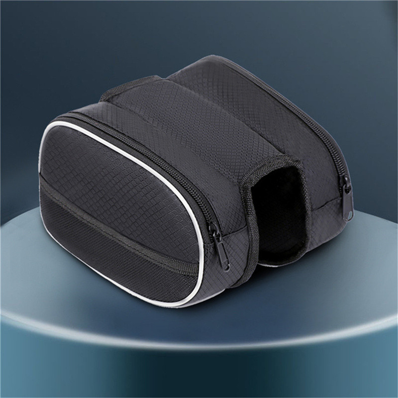 Geantă rezistentă la apă Cadru pentru bicicletă Genți cu tub superior față pentru ciclism Husă pentru telefon tactil pentru telefonul mobil Geanta pentru bicicletă de munte, la modă 2023