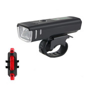 Lampă din față pentru bicicletă, 2000 mAh, lanternă pentru bicicletă, lanternă cu LED, reîncărcabilă prin USB, lampa din spate pentru bicicletă MTB, pentru far de ciclism