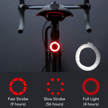 Πίσω φανάρι ποδηλάτου Πολλαπλοί τρόποι φωτισμού Φως USB φόρτισης Led Πίσω φώτα ποδηλάτου Πίσω φώτα για Mountains Road MTB Bike Seatpost