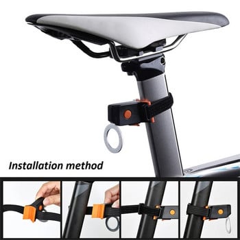Задни светлини за велосипеди Мулти режими на осветяване USB зареждане Led Светлини за велосипеди Светкавица Задни светлини за планини Път МТБ Колче за седалка на велосипед
