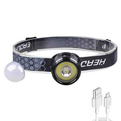 4-IN 1 Mini multifunktsionaalne XPG+COB esilaterna laetav USB C korgi klamber tugeva magnetiga esitulega õues kalastamiseks