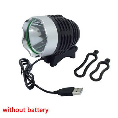 1800LM kerékpár első lámpa tükröződésmentes DC/USB újratölthető MTB kerékpár lámpa LED kerékpáros fényszóró elem nélkül Luz Bicicleta