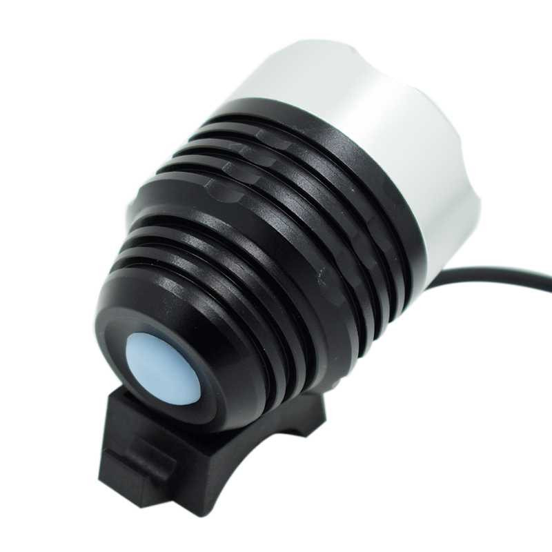 1800LM kerékpár első lámpa tükröződésmentes DC/USB újratölthető MTB kerékpár lámpa LED kerékpáros fényszóró elem nélkül Luz Bicicleta