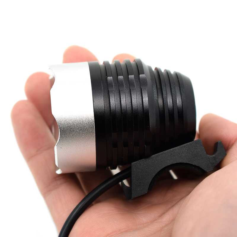 1800LM kerékpár első lámpa tükröződésmentes DC/USB újratölthető MTB kerékpár lámpa LED kerékpáros fényszóró elem nélkül Luz Bicicleta