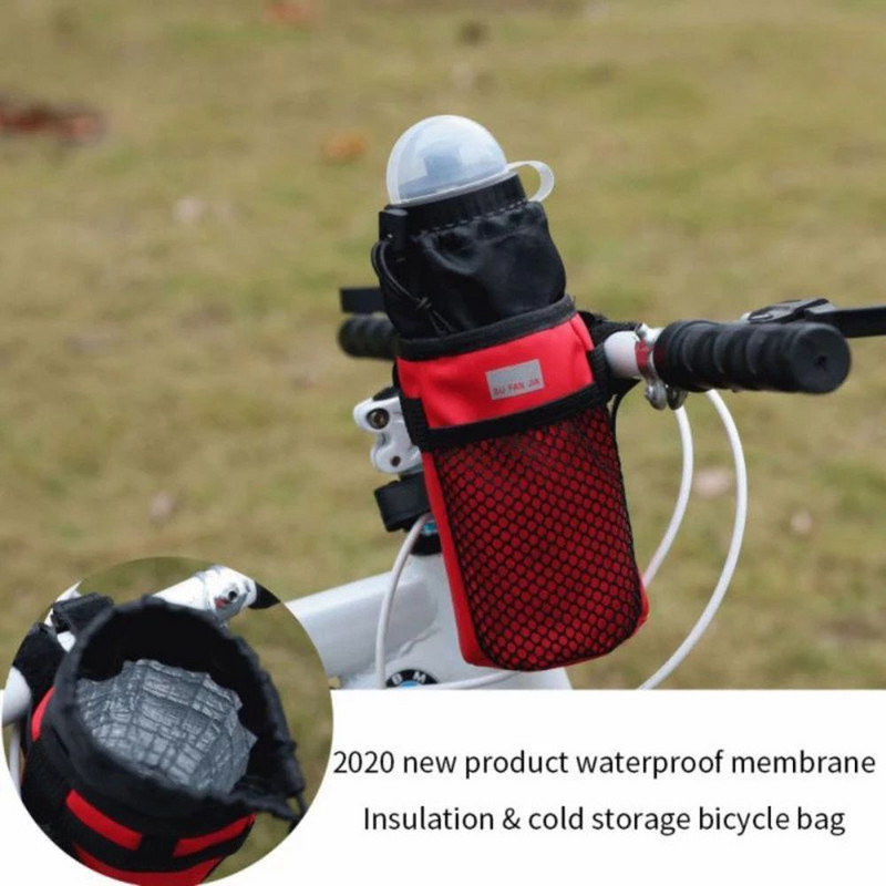 Torba za bicikl, biciklizam na otvorenom, upravljač, torbica za nošenje boce s vodom MTB bicikl, izolirane torbe za kuhalo vode, vodootporni dodaci za bicikle