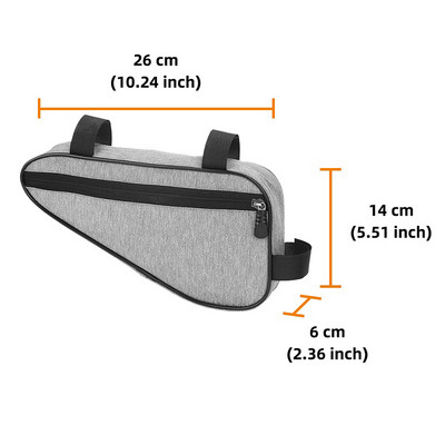 Dviračio trikampis krepšys Dviračio priekinio rėmo krepšys dviračių viršutinis vamzdžio maišelis vandens butelio maišelis Dviračio laikymo krepšys MTB dviračio priedai