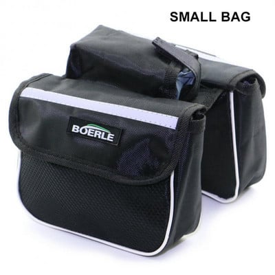 Jalgrattakott Maantee Jalgratta esitala kott nailonist vihmakindel 3L suur mahutavus koos helkurribaga sadulakott, ratsutamistarvikud