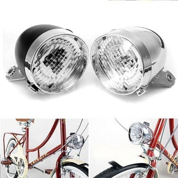 Предна светлина за велосипед 3 LED ретро класически фар за велосипед Предпазна лампа за каране Велосипеден фенер Mtb Планински път Аксесоари за велосипед