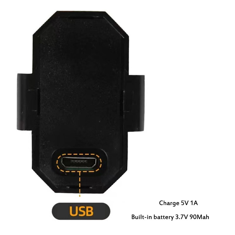 USB-laetav jalgrattavalgusti 3/7 valgusrežiimi valikud Ere esitulede esitulede kiivri tuli Jalgratta taskulambi ohutushelkurid