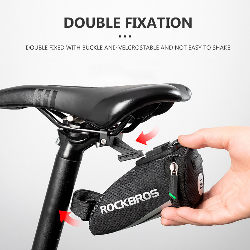 Kaasaskantav jalgrattakott Maantee mägijalgratas Suure mahutavusega kottpadi, helkur sadulakott Jalgrattasõidutarvikud Ratsutamisvarustus