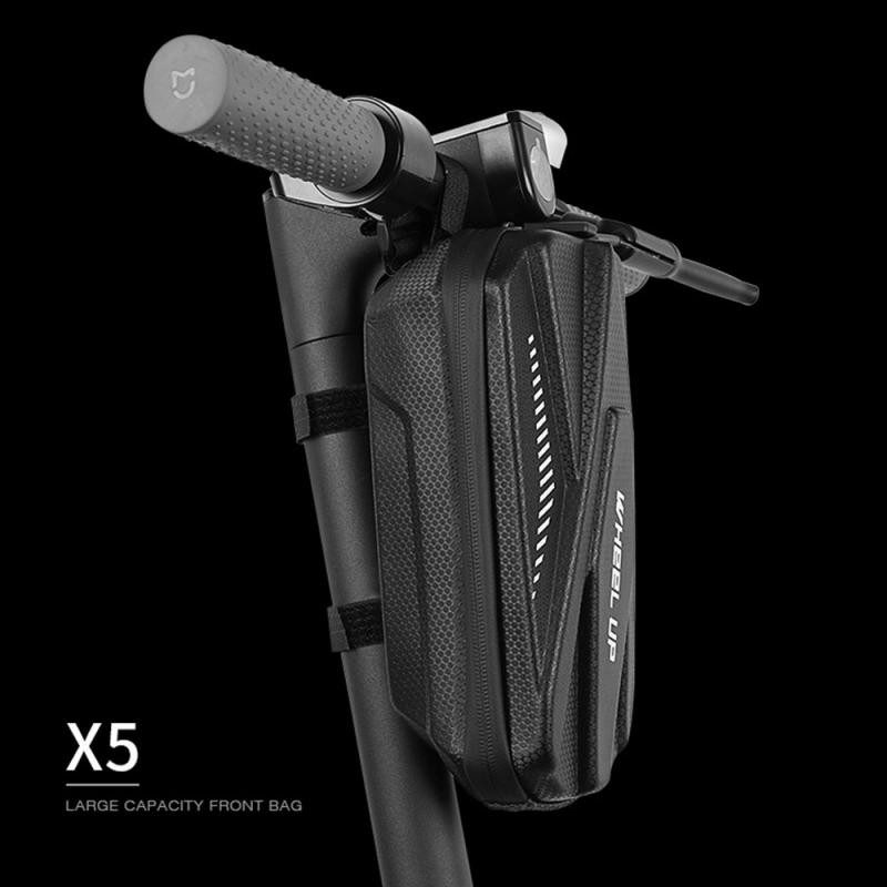 Ισορροπία μπροστινή τσάντα αυτοκινήτου Ηλεκτρικό σκούτερ ποδήλατο Αυτοκίνητο πρώτο πακέτο Ηλεκτρική πτυσσόμενη τσάντα λαβής αυτοκινήτου EVA Hard Shell Εύκολη πρόσβαση