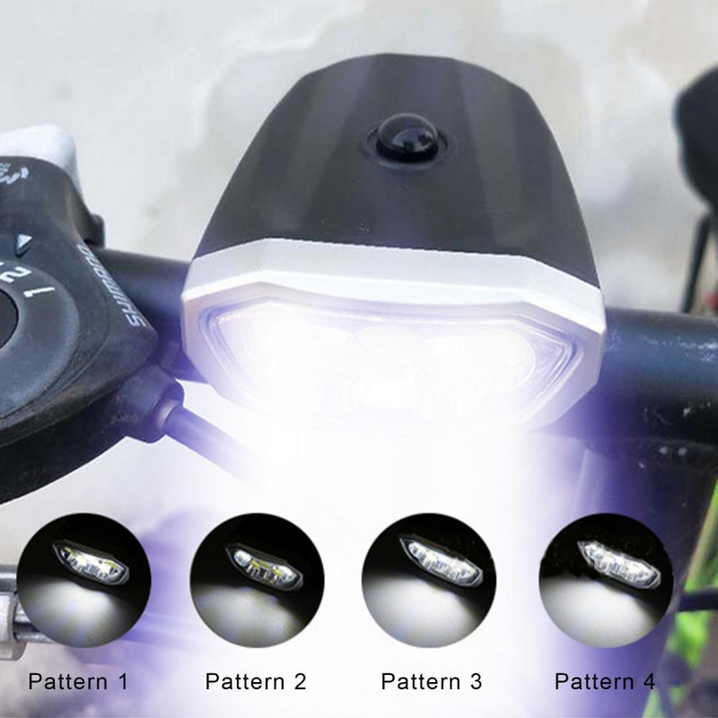 ABS 1200 mAh kényelmes országúti hegyi kerékpár fényszóró könnyű kerékpáros lámpa akkumulátorral, sportoláshoz