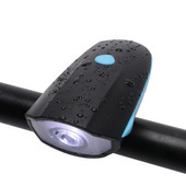 120DB rattakellavalgusti multifunktsionaalne jalgratta helisignaal, eesmine jalgratta veekindel lamp Jalgrattakella valguse tarvikud