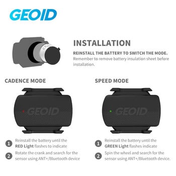 GEOID CS600 Bike Cadence Speed Sensor Cycling GPS Computer ANT Bluetooth MTB Road Bicycle Скоростомер за GARMIN Wahoo Bryton