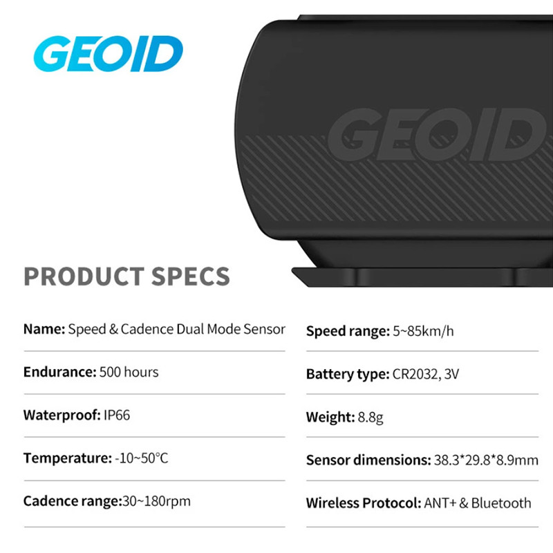 GEOID CS600 dviračio ritmo greičio jutiklis dviračių GPS kompiuteris ANT Bluetooth MTB plento dviračio spidometras, skirtas GARMIN Wahoo Bryton