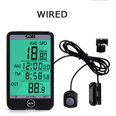 Bicikl Biciklističko računalo Vodootporni LED zaslon Brzinomjer bicikla Odometar Brzina bicikla Pozadinsko osvjetljenje MTB Bicikl Bicikl Štoperica