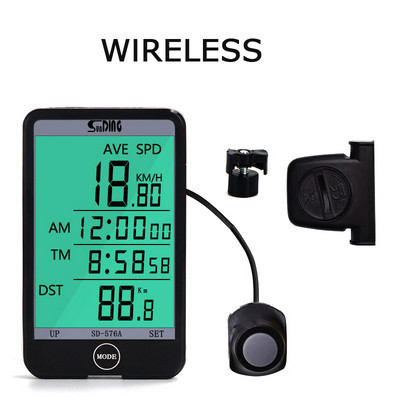 Bicikl Biciklističko računalo Vodootporni LED zaslon Brzinomjer bicikla Odometar Brzina bicikla Pozadinsko osvjetljenje MTB Bicikl Bicikl Štoperica